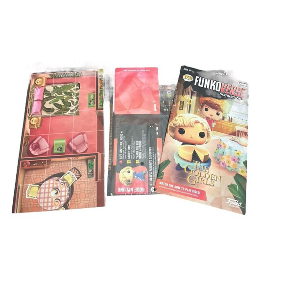 Funko Pop! Funkoverse Golden Girls 100 Rose and  Blanche Strategy Game - Picture 4 of 4